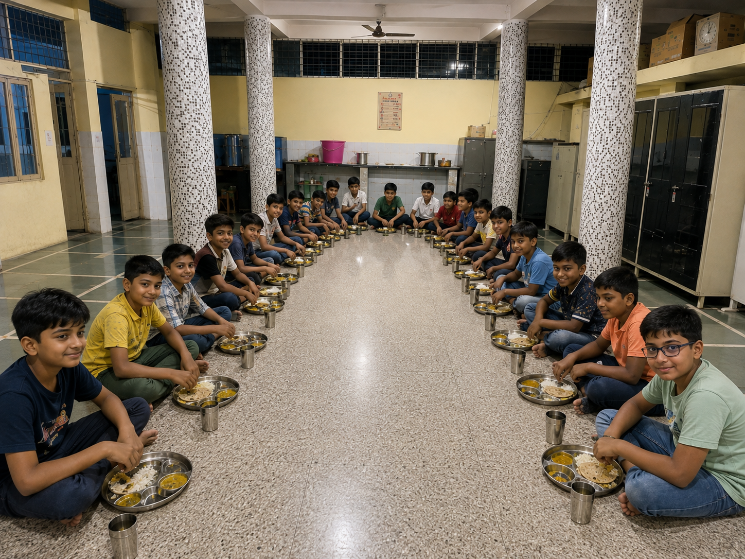 Nutritious meals served to hostel students